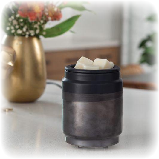 Black Dipped Flip Dish Wax Melt Warmer